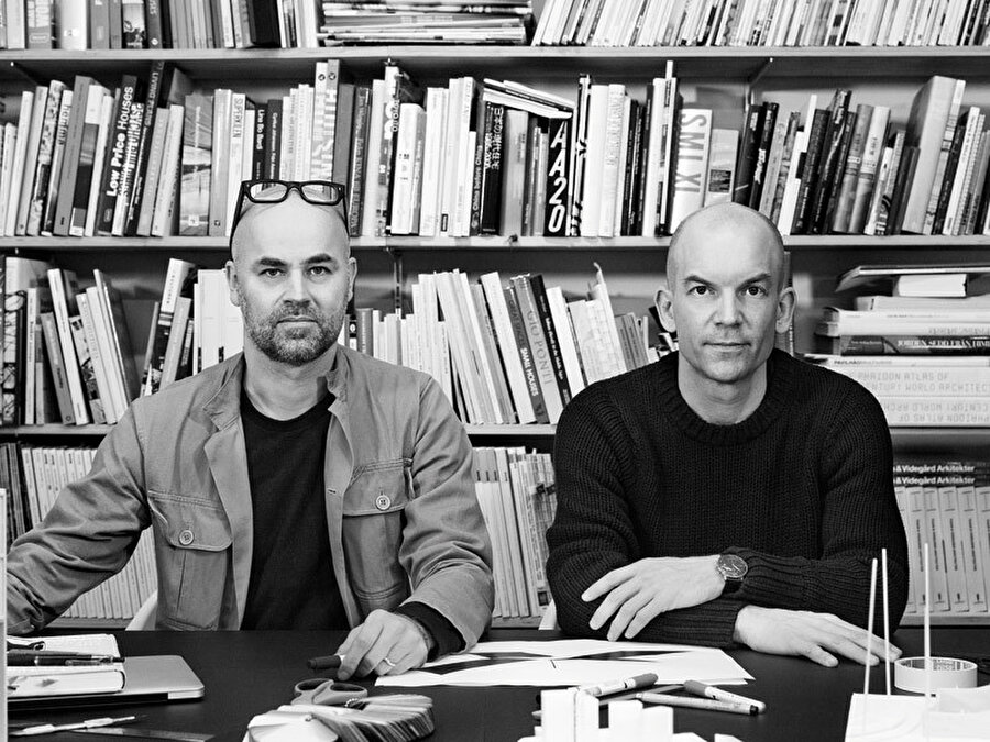 Tham & Vıdegard Arkıtekter kurucuları Bolle Tham ve Martin Videgård.