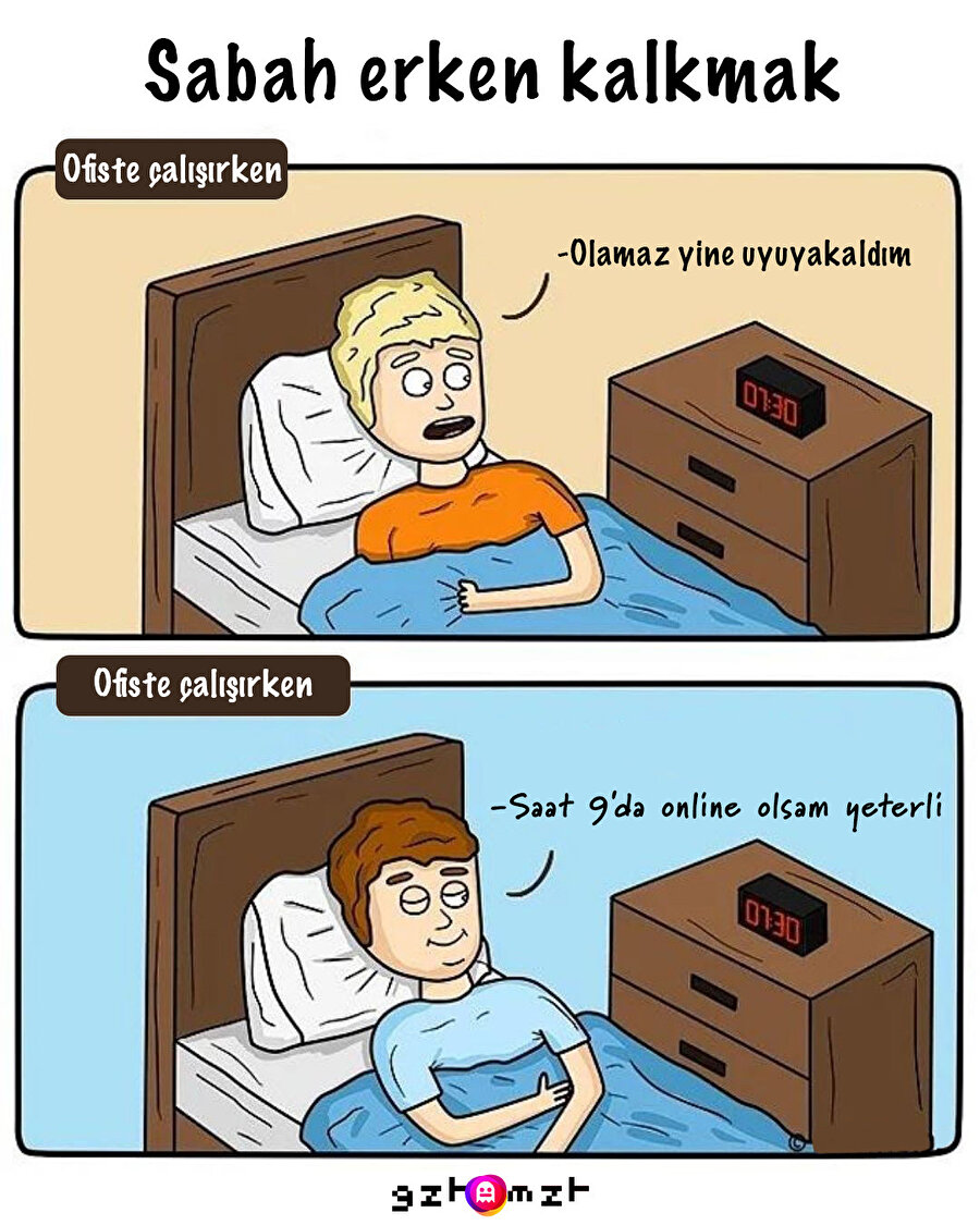 Ofis çalışanları evden çalışanlara karşı