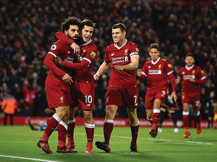 Liverpool'un futbolcuları.