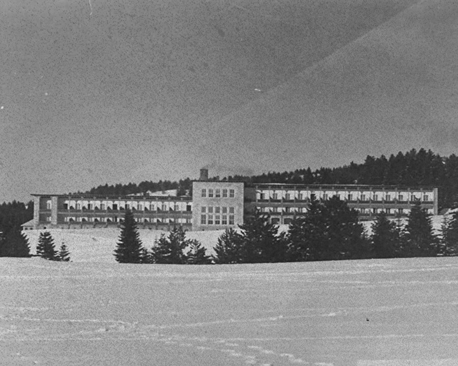 Sanatoryum’da Karlı Bir Gün (Kaynak: Bursa Belediye Arşivi)