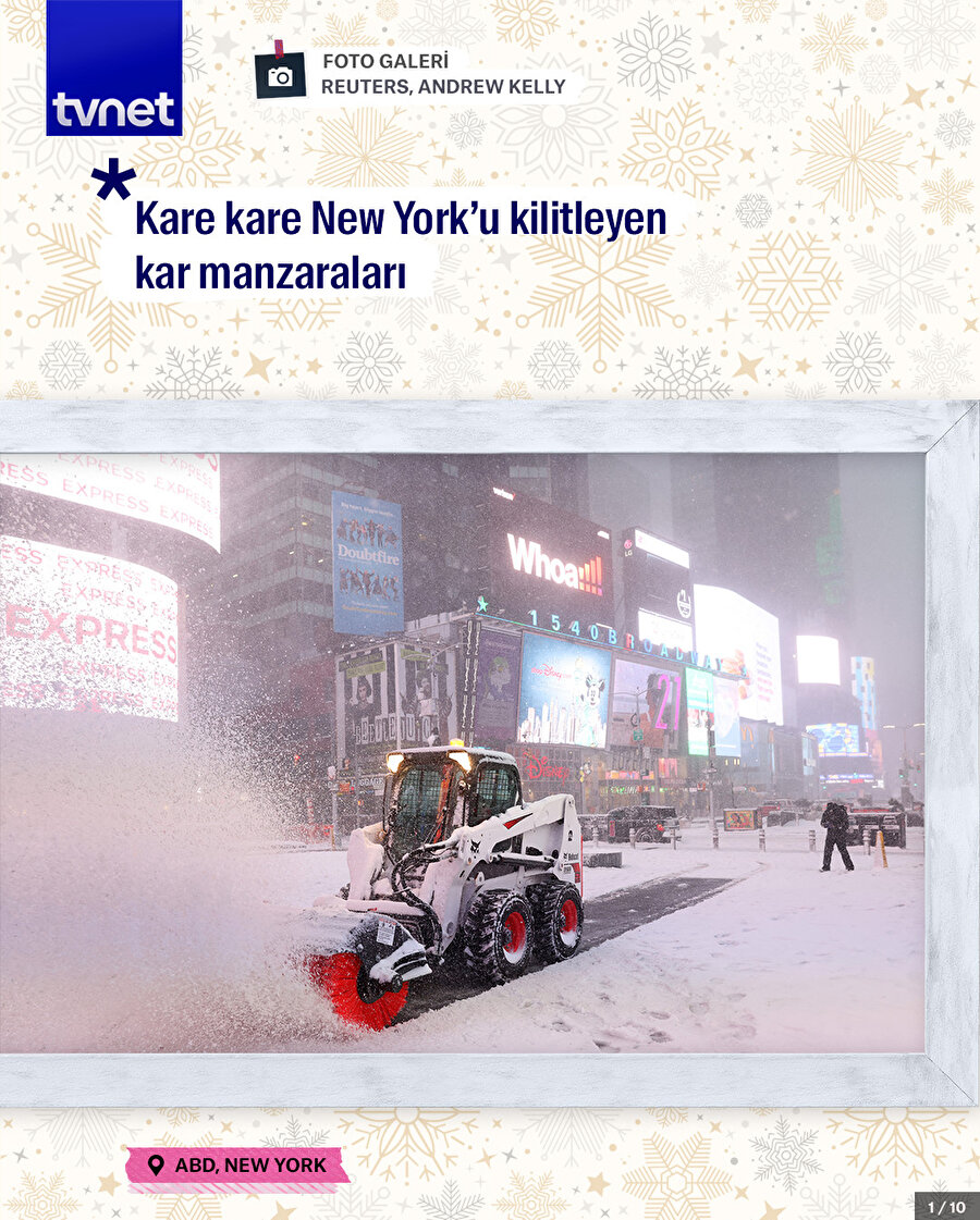 ABD’yi kar fırtınası vurdu