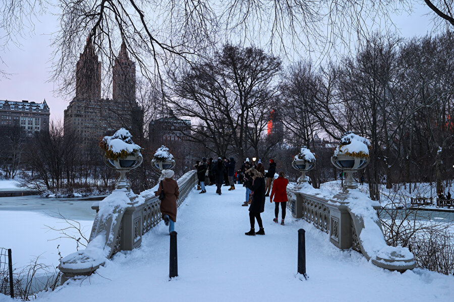 ABD'nin doğu yakası şiddetli kar fırtınasına teslim oldu