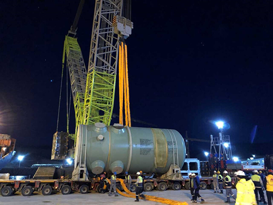 Akkuyu NGS'nin ekipmanları Türkiye'ye getirildi