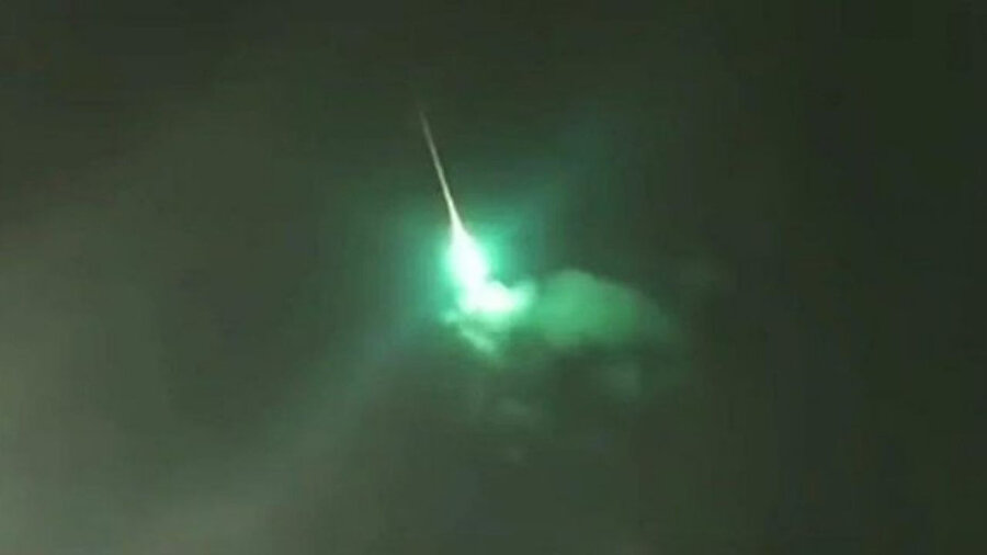 Dün gece Türkiye'ye meteor düştüğü iddia edildi