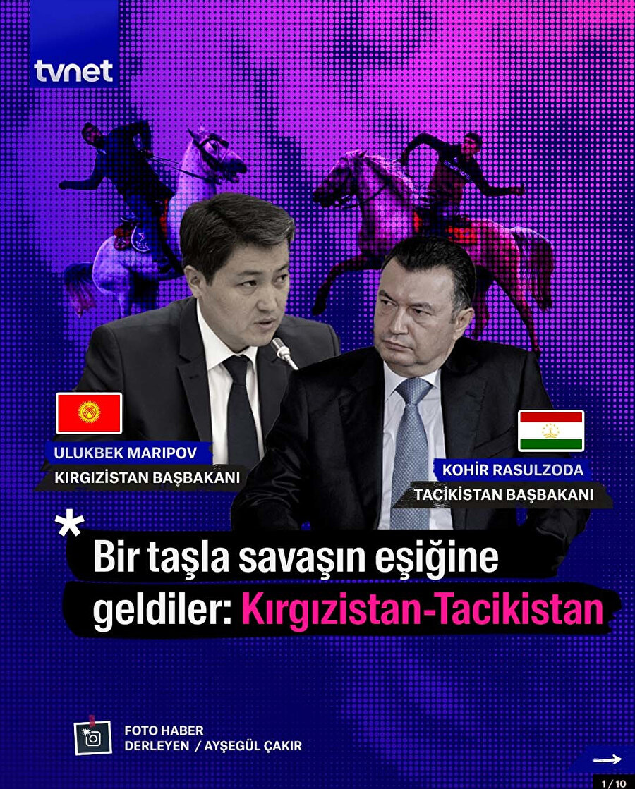 Bir taşla savaşın eşiğine geldiler: Kırgızistan-Tacikistan