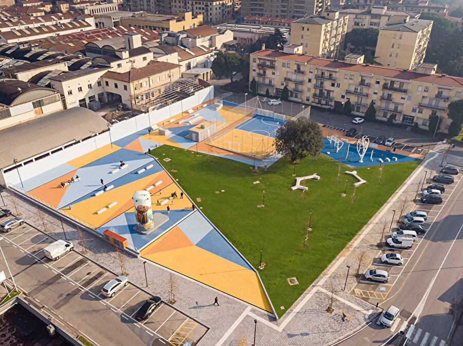  Playground MacroLotto Zero projesi, nitelikli bir kamusal alan, daha iyi bir mahalle algısı ve dolayısıyla daha iyi bir yaşam kalitesi sunmayı amaçlıyor.