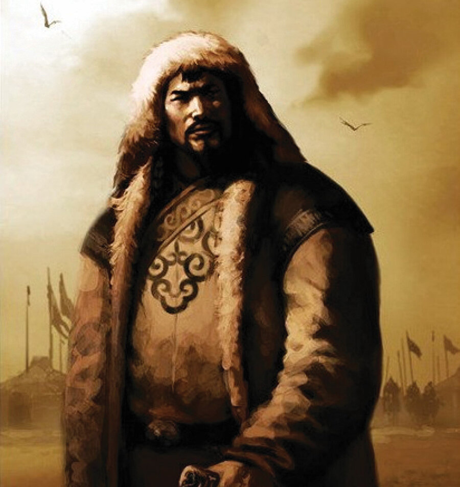 Казахский воин батыр