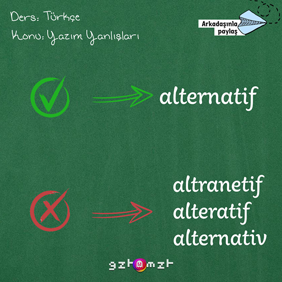 Tek alternatif var