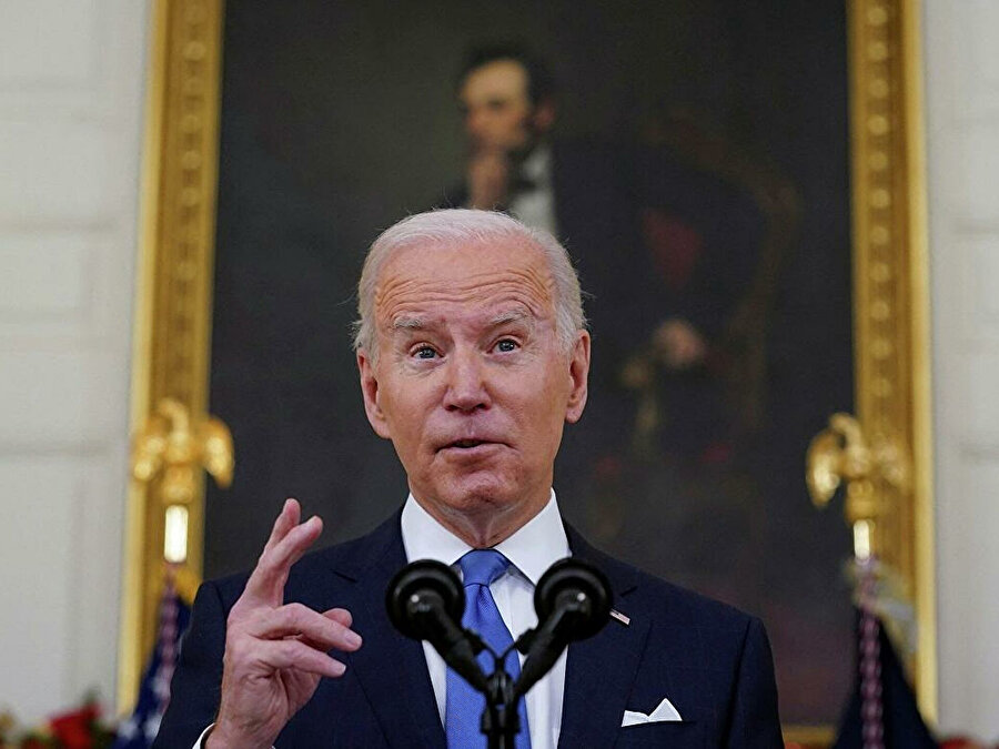 ABD Başkanı Biden, Beyaz Saray'da Rusya-Ukrayna gerginliğini değerlendirdi