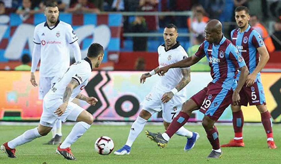 Beşiktaş-Trabzonspor müsabakası.
