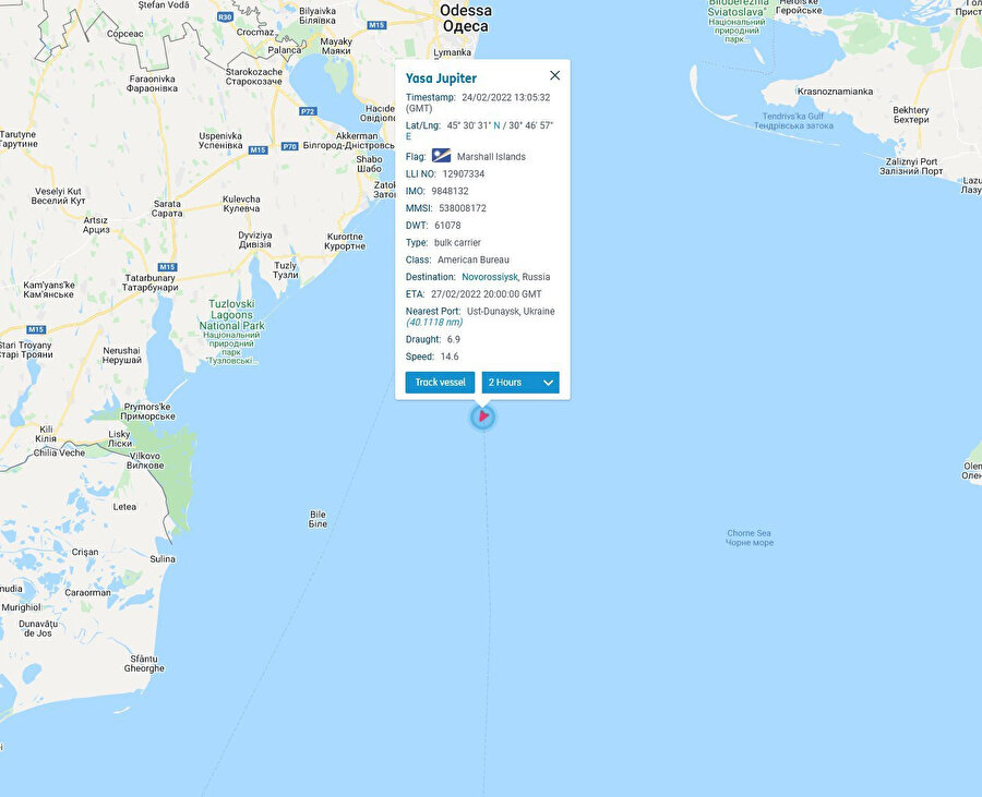 Marshall Adaları bayraklı bir Türk gemisine bomba isabet etti