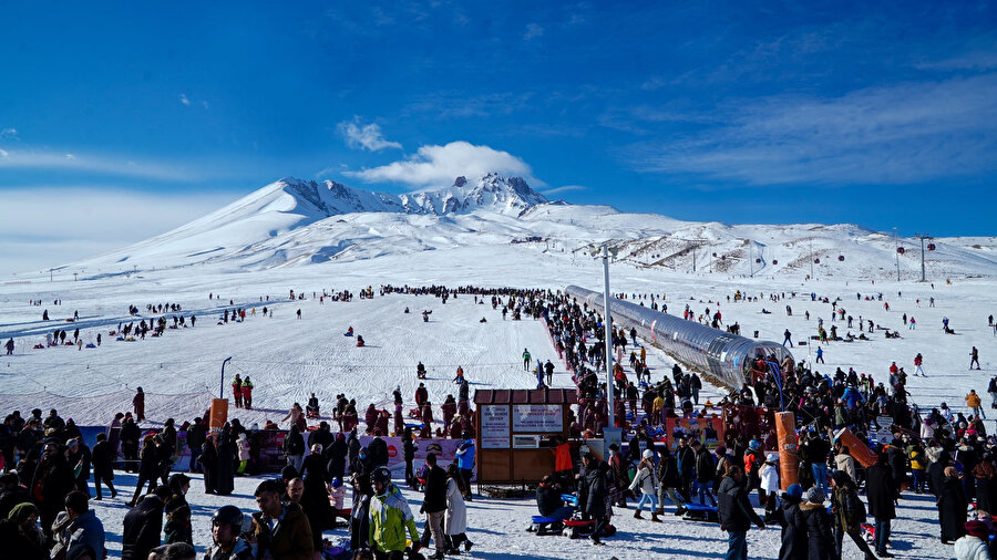 Erciyes Kayak Merkezi.