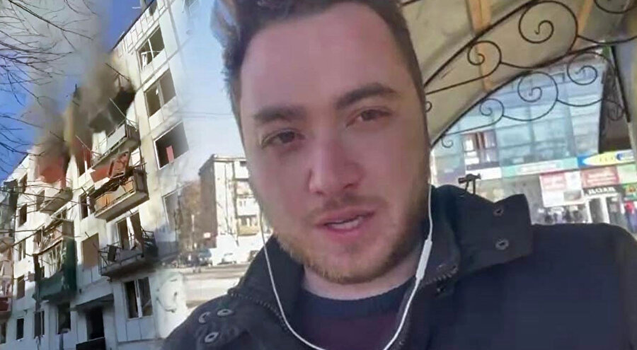 Harkov şehrinde mahsur kalan Ömer Şentürk yaşadığı korku dolu anlar anlattı