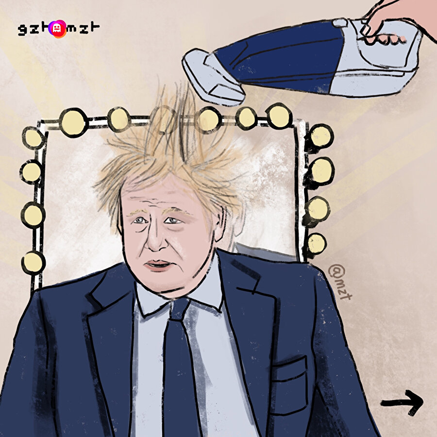 Boris Johnson'ın saçlarını ifşalıyoruz⁣