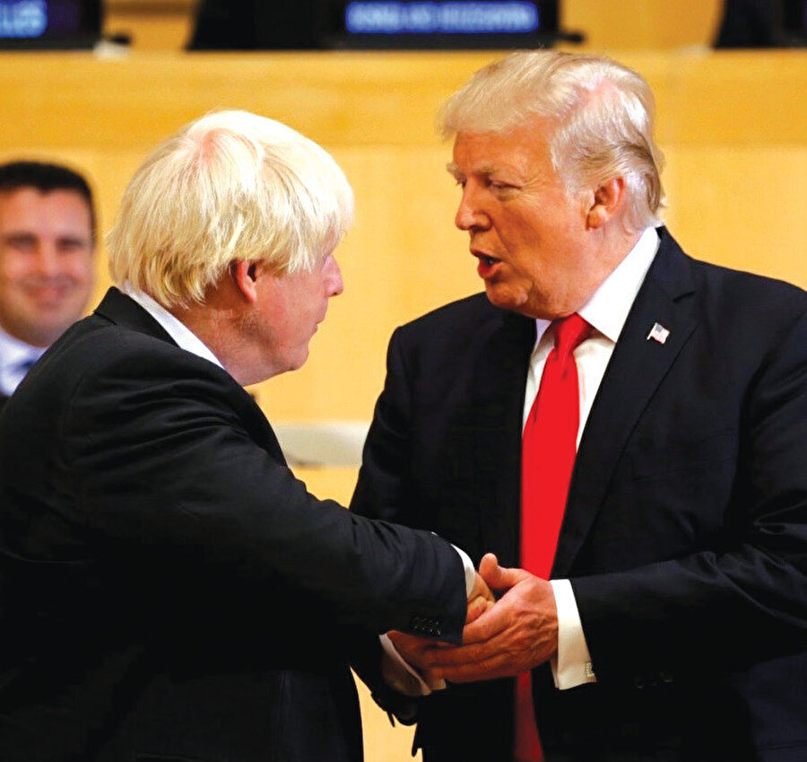 Boris Johnson ve Donald Trump.