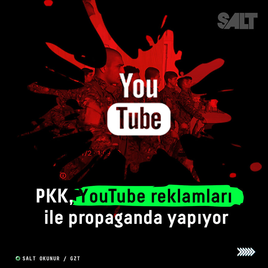 PKK, YouTube reklamları ile propaganda yapıyor