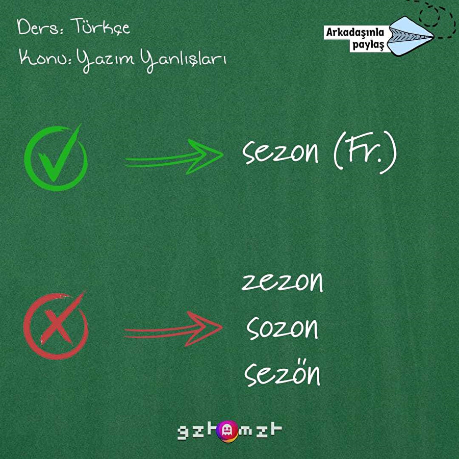 ​Bu sezon böyle hatalar istemiyoruz 👩‍🏫