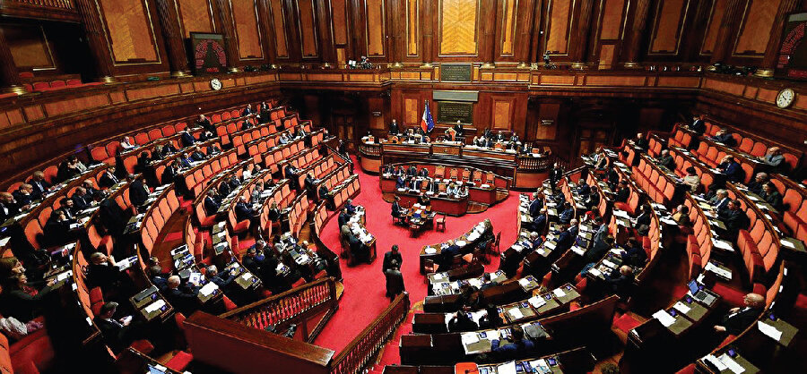 İtalyan Parlamentosu.