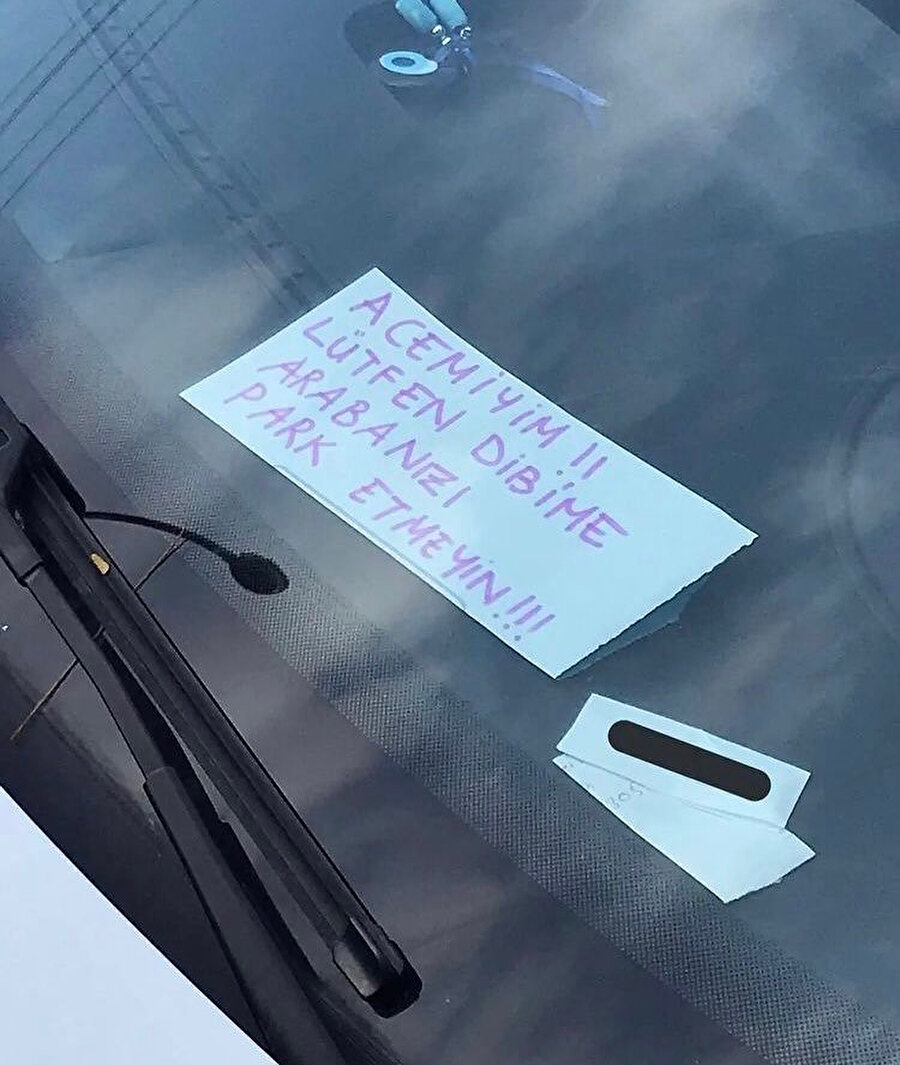 Dibine park etmek lazım