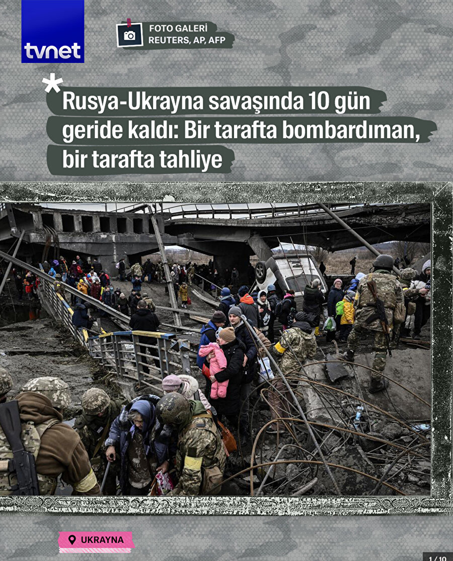 Rusya-Ukrayna savaşında 10 gün geride kaldı