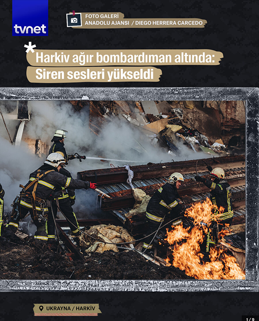 Harkiv ağır bombardıman altında: Siren sesleri yükseldi