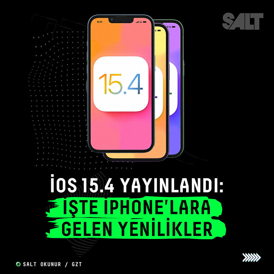 iOS 15.4 yenilikleri neler?