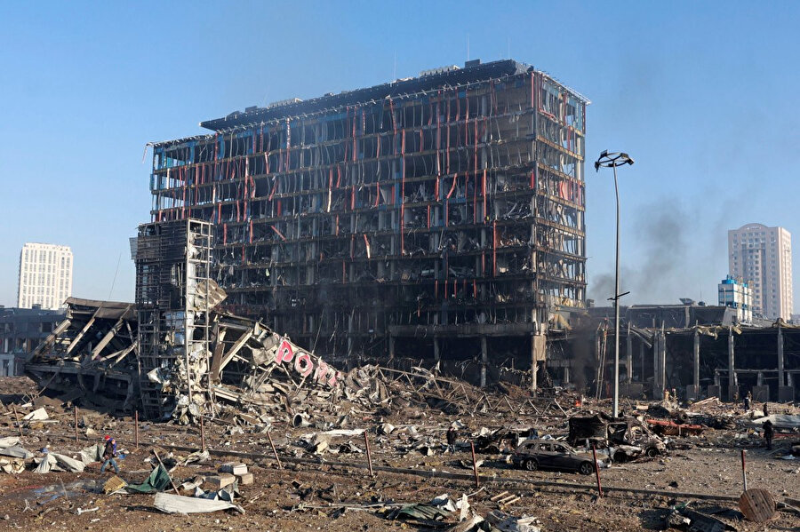 Kiev'deki alışveriş merkezi