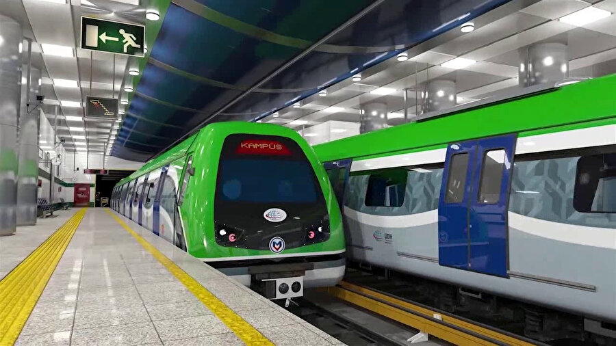 Konya metrosu.