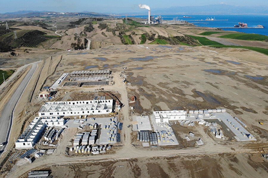 Hunutlu Termik Elektrik Santrali.