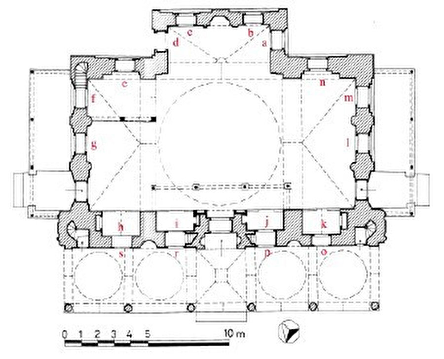 Muradiye Camii Planı (Plan: H. Acun’dan)