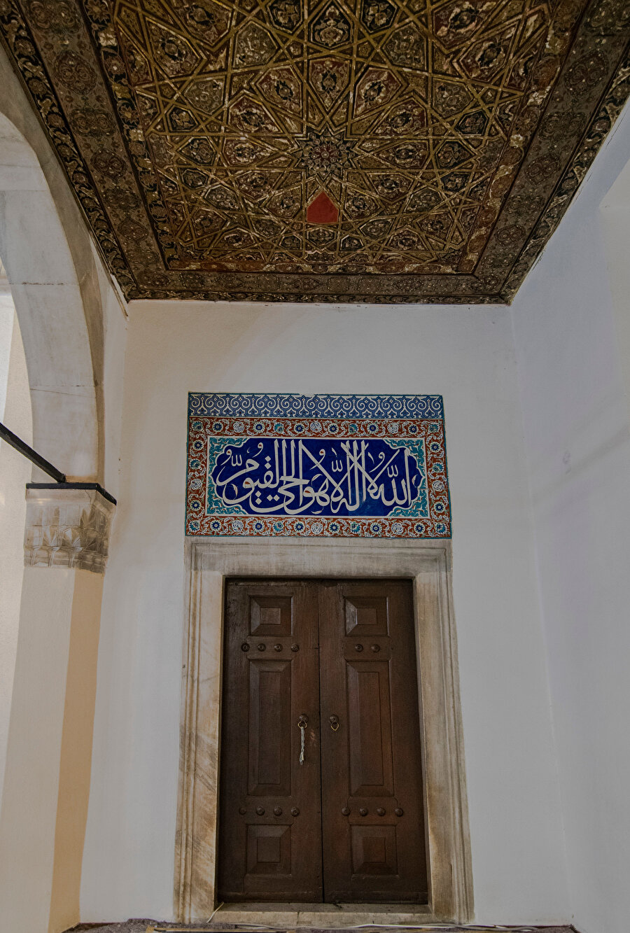 Muradiye Camii Hünkar Mahfili Edirnekari Süslemesi (Fotoğraf: Merve Nur Türker)