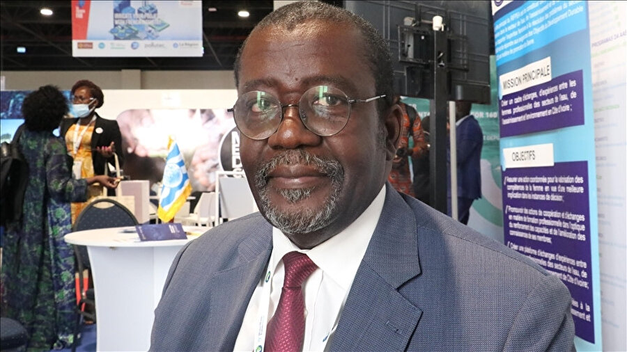 Afrika Su Derneği Başkanı Sylvain Usher.