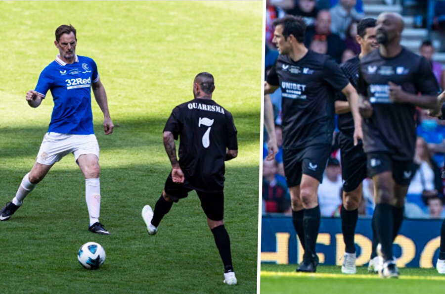 Özel maçta bir araya geldiler