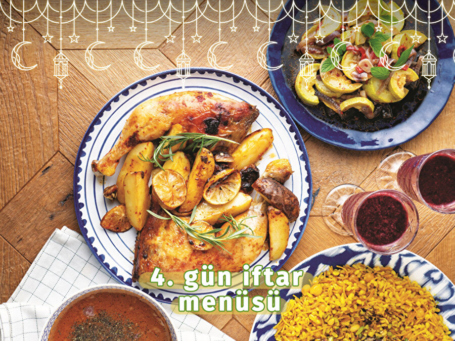 4. gün iftar menüsü