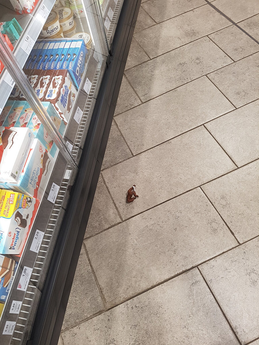 İlk bakışta köpek pislemiş gibi duruyor