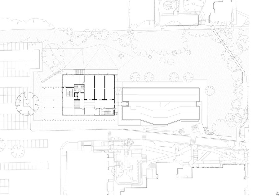 Zemin kat ve çevre planı.