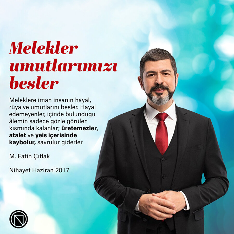 Melekler umutlarımızı besler