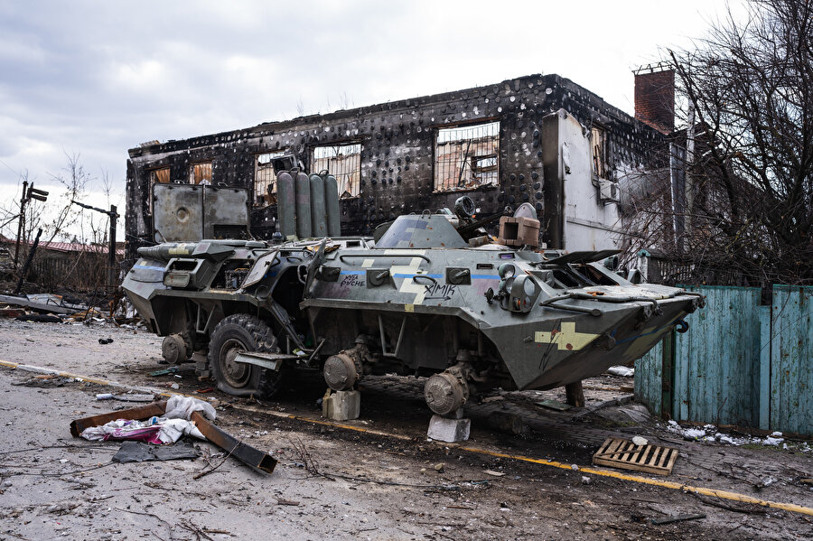 Rusya'nın geri çekildiği Buça'da sivilleri katletti
