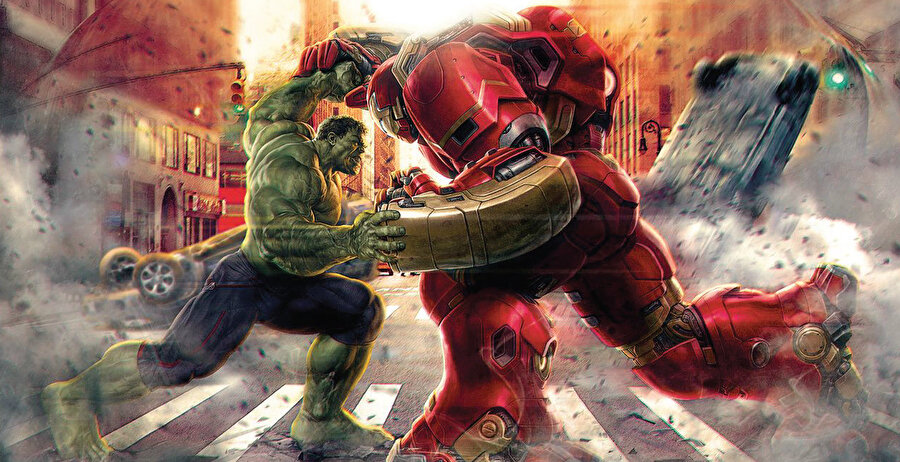 Hulk ve Iron man.