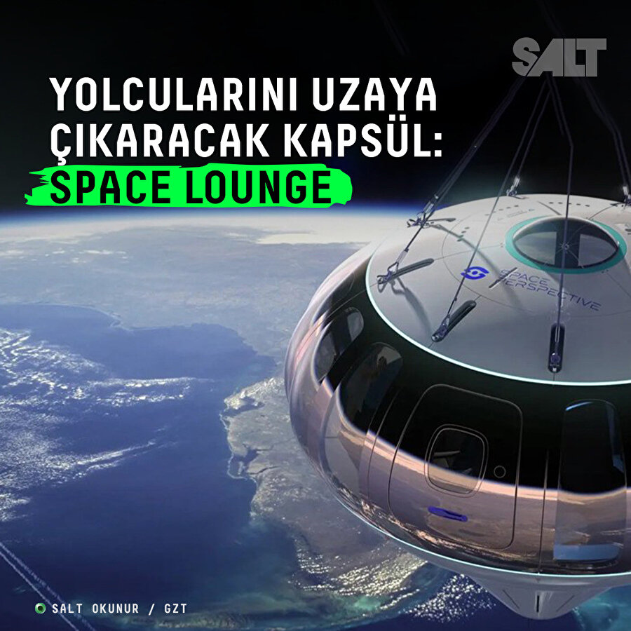 Yolcularını uzaya çıkaracak kapsül: Space Lounge