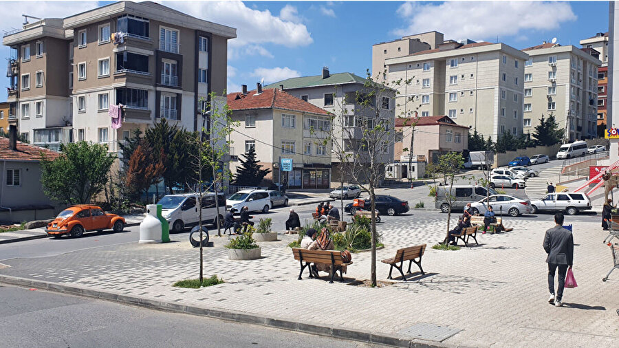 Belediyenin düzenlemesi ile proje alanının nihai hali.