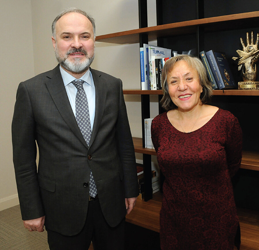 Bülent Gedikli ve Meliha Okur.