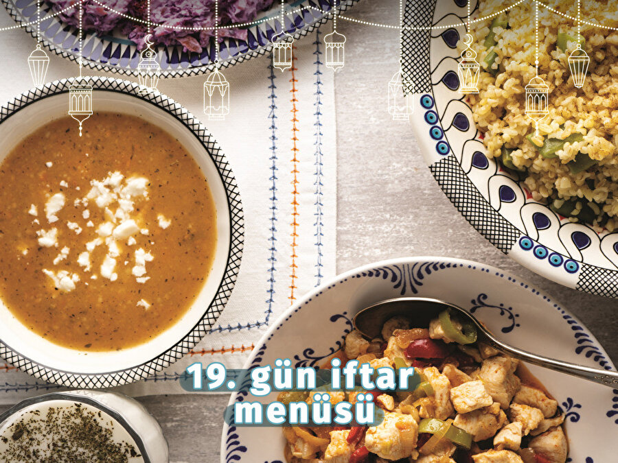 19. gün iftar menüsü