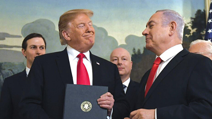 Trump ve Netenyahu.