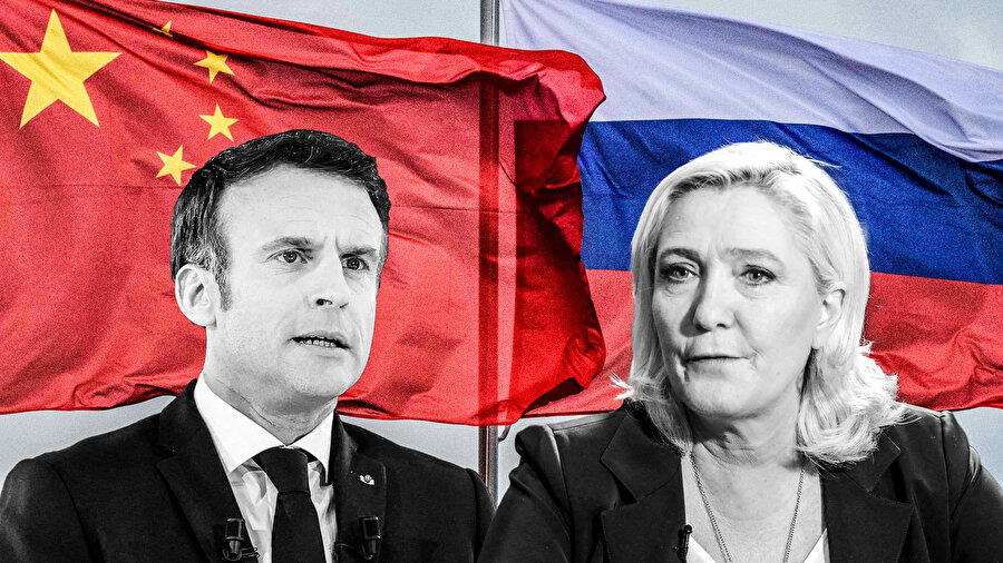 Macron ve Le Pen karşı karşıya