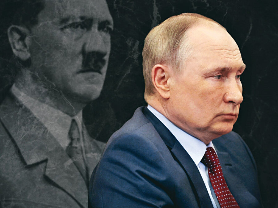 “İkinci Dünya Savaşı döneminde Hitler’in manifestosu ‘Mein Kampf’ Avrupa için ne ise, Putin’in 45 dakikalık konuşması da odur. Ayrıca Hitler’in Joseph Goebbels gibi bir propaganda şefi varsa Putin’in de Sputnik ve Russia Today (RT) Genel Yayın Yönetmeni Margarita Simonyan ve Vladimir Solovyov gibi propaganda şefleri var.”