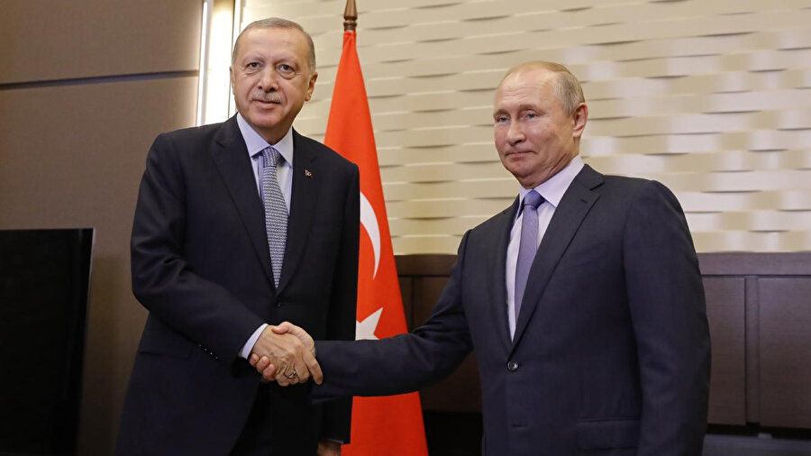 Cumhurbaşkanı Erdoğan Putin ile görüştü