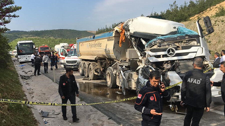 Bursa'da feci kaza: Kamyon şoförünün ifadesi herkesi şaşırttı
