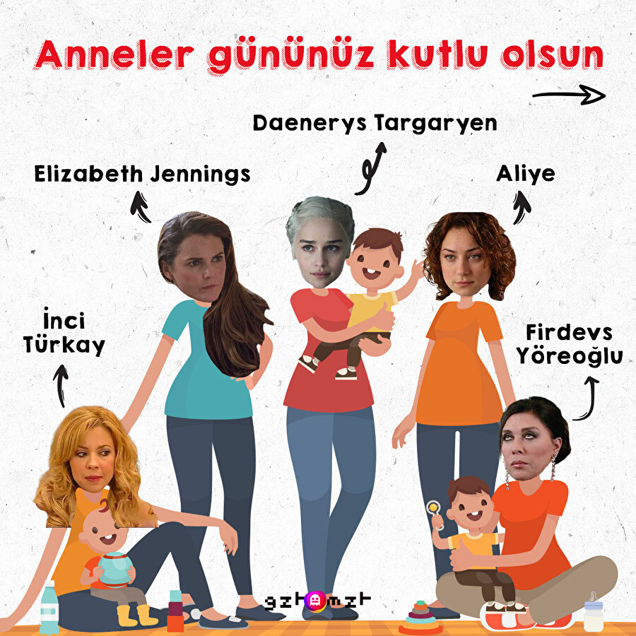 En çok sizin Anneler Gününüz kutlu olsun