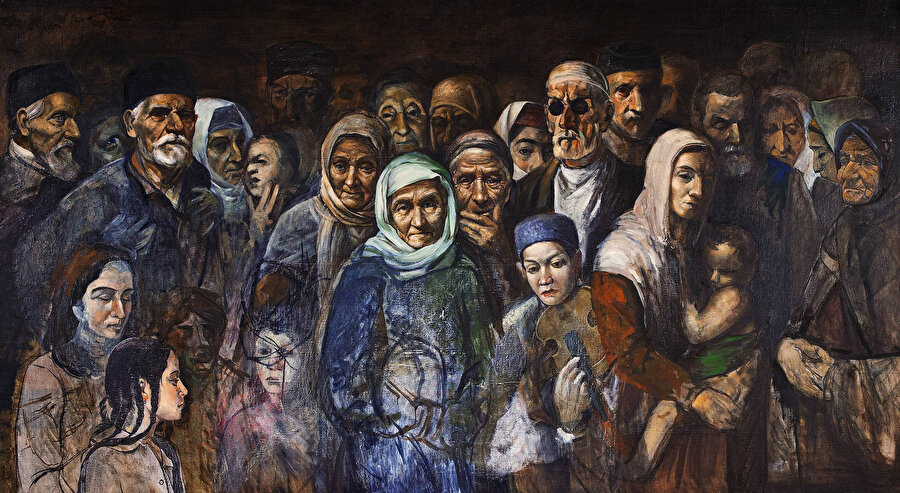 Yakın dönemdeki çalışmalar Tatar sürgününün 
“soykırım” olarak tanımlanması gerektiğini vurgulamaktadır. 
Kırım Tatar ressam Rustem Eminov’un 
mahir fırçasından sürgün...